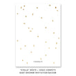 Load image into Gallery viewer, “Stella” White + Gold Confetti Baby Shower Invitation