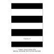 Load image into Gallery viewer, Chic Black White and Gold Bridal Shower Invitations, featuring a gold glitter look and black and white stripes.