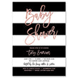 Load image into Gallery viewer, "Tory" Blush Pink Glitter Baby Shower Invitation