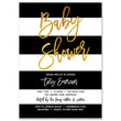 Load image into Gallery viewer, "Tory" Black White & Gold Baby Shower Invitation