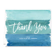 Load image into Gallery viewer, "Tory" Turquoise Watercolor Bridal Thank You Card