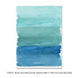 Load image into Gallery viewer, "Tory" Turquoise Watercolor Graduation Party Invitation