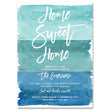 Load image into Gallery viewer, "Tory" Blue Watercolor Housewarming Party Invitation