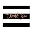 Load image into Gallery viewer, "Tory" Blush Glitter Graduation Thank You Card