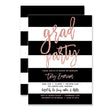 Load image into Gallery viewer, "Tory" Blush Glitter Graduation Party Invitation
