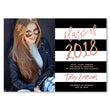 Load image into Gallery viewer, "Tory" Blush Pink Glitter Graduation Announcement