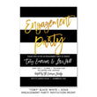 Load image into Gallery viewer, Black & Gold Engagement Party Invitation