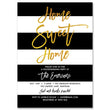 Load image into Gallery viewer, "Tory" Black White & Gold Housewarming Party Invitation