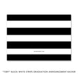 Load image into Gallery viewer, "Tory" Black White + Gold Graduation Announcement