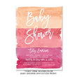 Load image into Gallery viewer, "Tory" Pink Watercolor Baby Shower Invitation