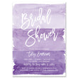 Load image into Gallery viewer, Ombre Purple Bridal Shower Invitations featuring lavender to dusty purple hues, ideal for unique, fun wedding showers.