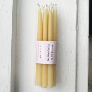 100% Pure Beeswax Birthday Candles