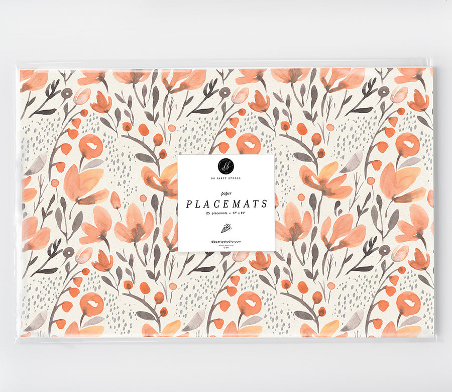 Autumn Leaves Fall Placemats by Digibuddha
