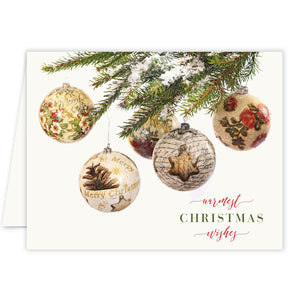 Warmest Christmas Wishes Boxed Holiday Cards | Sarath
