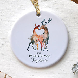 Our First Christmas Together Ornament, Personalized | 161