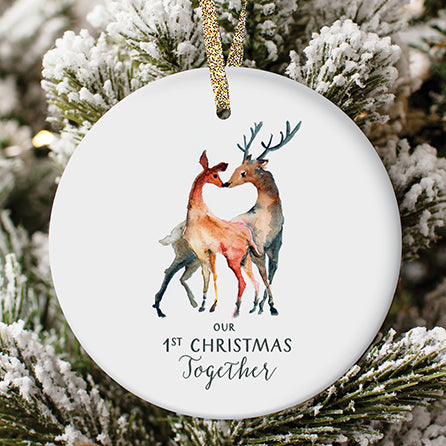 Our First Christmas Together Ornament, Personalized | 161