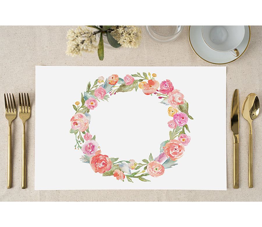Personalised Paper Placemats Vintage Party, Wedding, Birthday