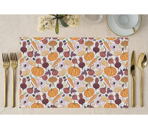 Harvest Thanksgiving Paper Placemats Fall Autumn by Digibuddha