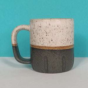 Black and White Cookie Stoneware Mug