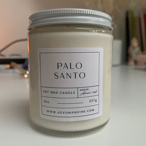 Palo Santo Soy Wax Candle