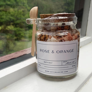 Rose & Orange Bath Salts