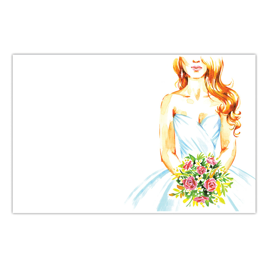 Blushing Bride Paper Placemats