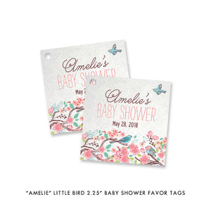 "Amelie" Little Bird Baby Shower Invitation