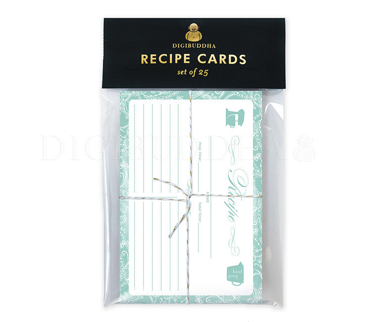 Lace Recipe Cards |  Bethany