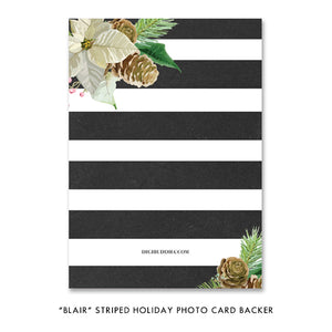 Floral Striped Backer 