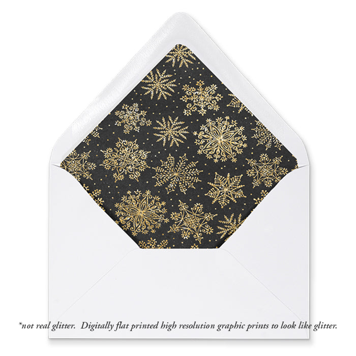 Glam Gold and Chalk Envelope Liners | Bogarta