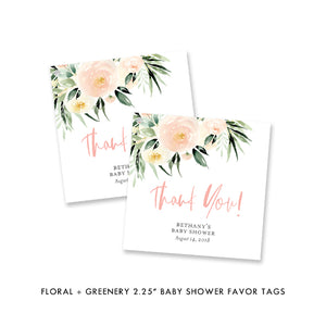 Floral + Greenery Baby Shower Invitation Coll. 2