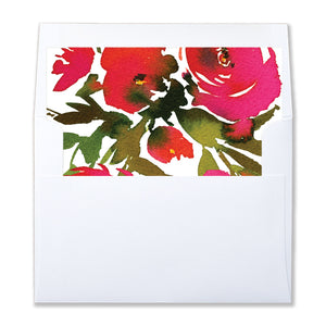 Red Roses Envelope Liners Coll. 1A