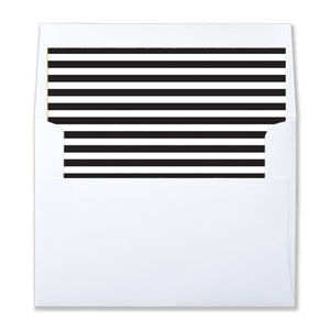 Black Stripes Envelope Liners Coll. 1B