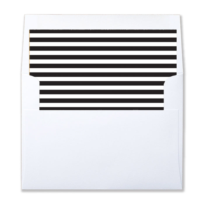 Black Stripes Envelope Liners Coll. 1B