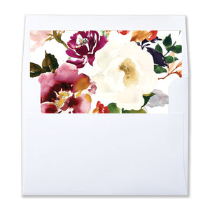 Romantic Floral Envelope Liners Coll. 6