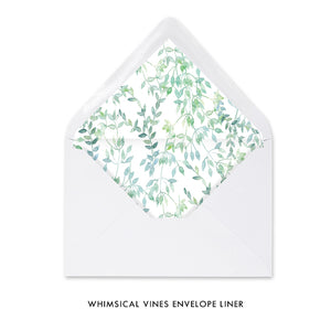 Whimsical Vines Save the Date Invitation Coll. 16