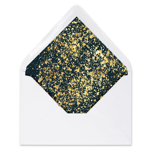 Classic Black & Gold Envelope Liners Coll. 25