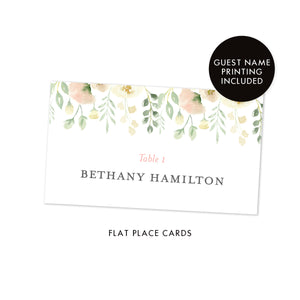 Floral & Greenery Place Cards | Coll. 2