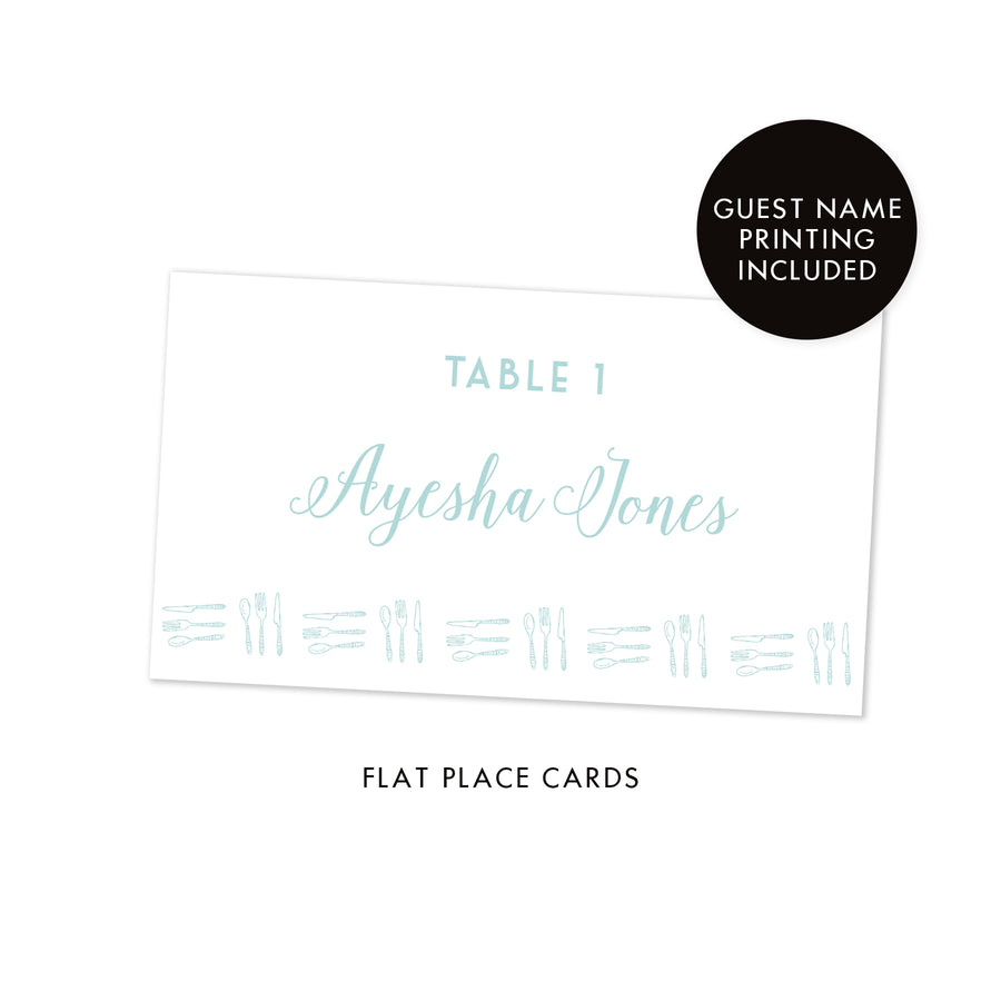 Forks & Spoons Place Cards | Coll. 5