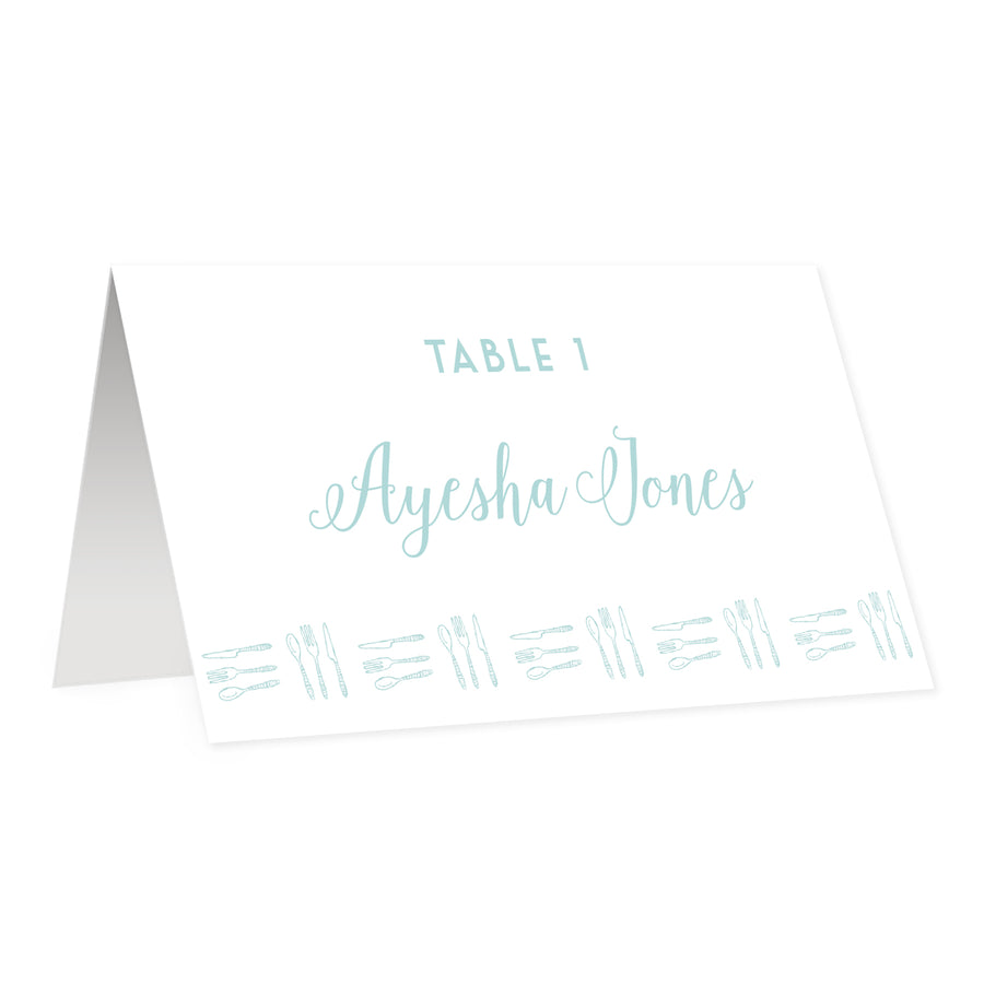 Forks & Spoons Place Cards | Coll. 5