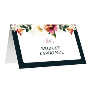 Romantic Floral Place Cards | Coll. 6