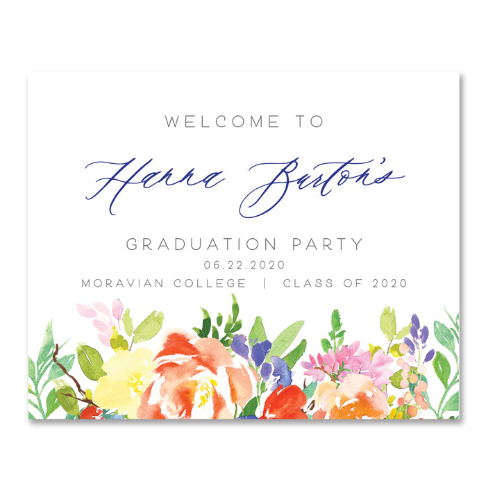 Graduation Party Welcome Sign