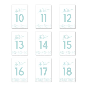 Forks & Spoons Table Numbers | Coll. 5