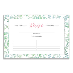Whimsical Vines Recipe Cards | Coll. 16