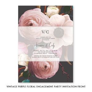Printed Engagement Party Invitations