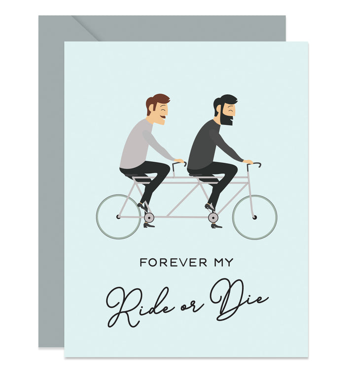 Gay Male Couple Valentine's Card