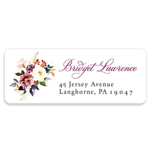 Romantic Floral Address Labels | Coll. 6