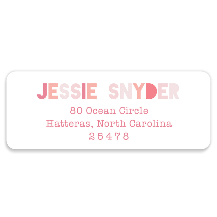 Personalized Return Address Labels