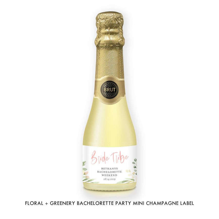 Mini Champagne Labels for Bachelorette