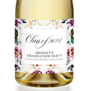 College Graduate Champagne Labels